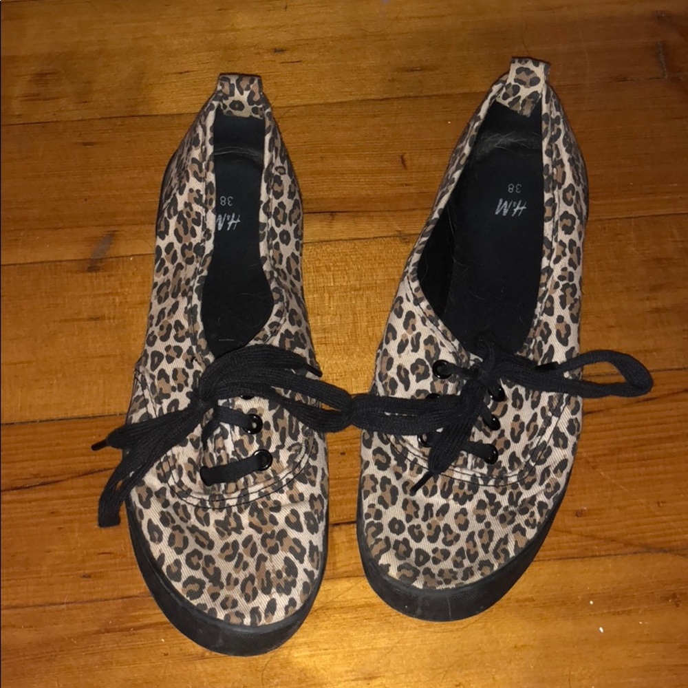 H&M Leopard Print Sneakers